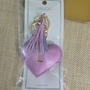 Pink Heart Keychain
